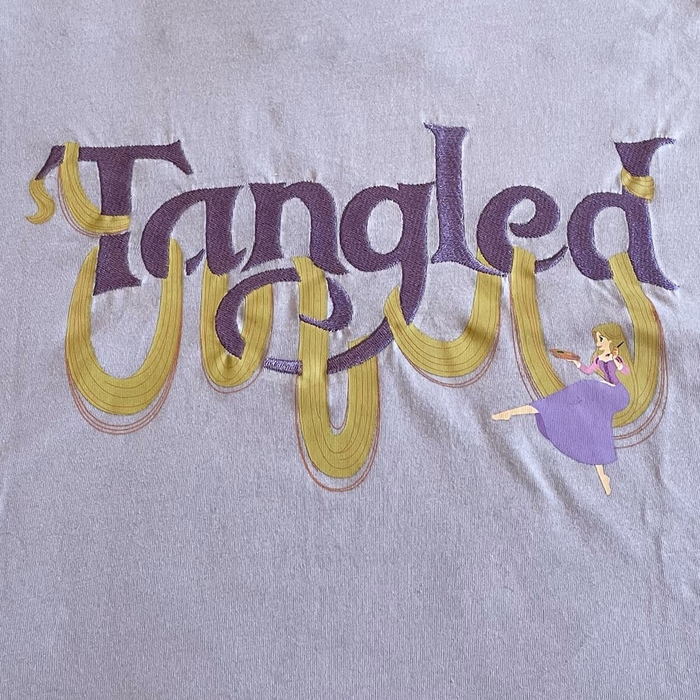 NWT Her Universe Tangled Mock Neck T-Shirt - Picture 3 of 4